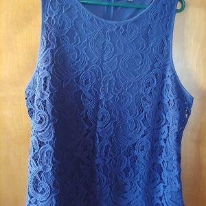 Adrianna Papell sleeveless lace blouse